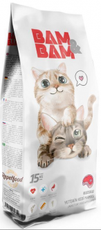 Bam&bam Kuzu Etli Yetişkin 15 kg Kedi Maması kullananlar yorumlar